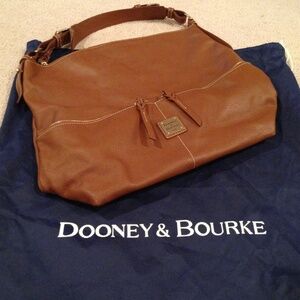 Dooney & Bourke Tan Leather Shoulder Bag